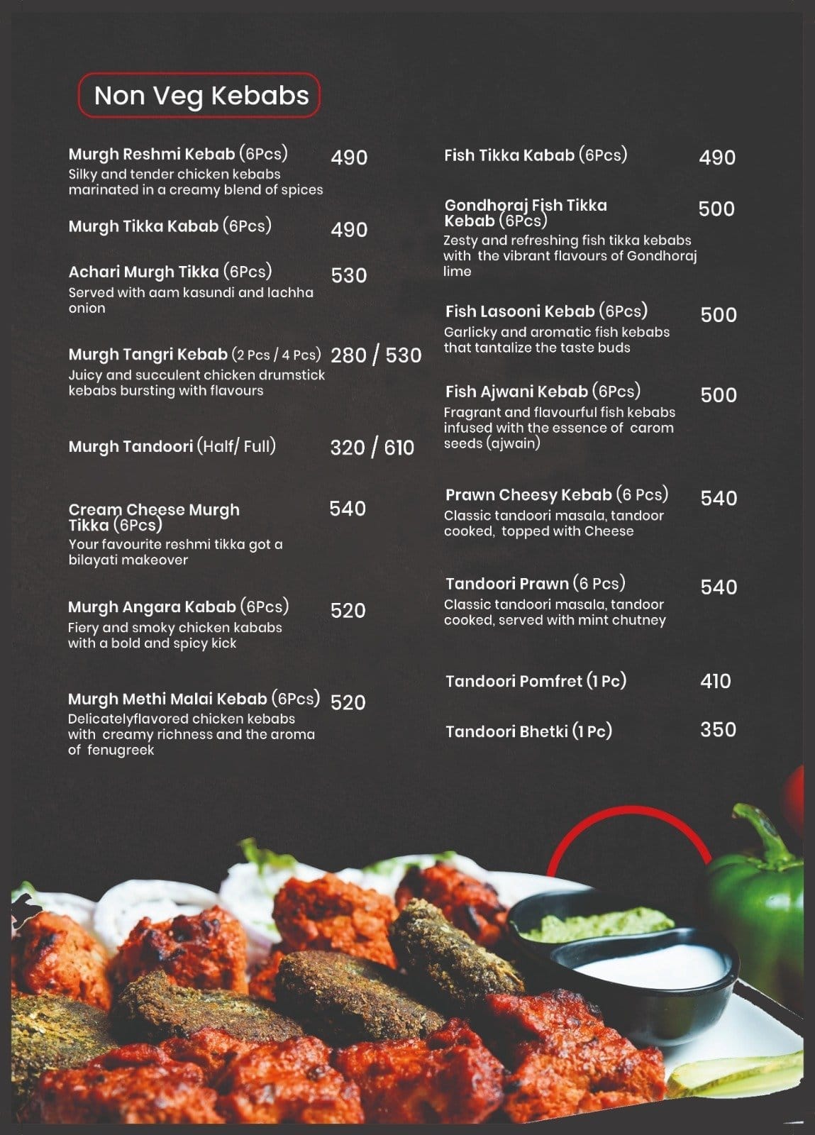 Food Menu Page 6